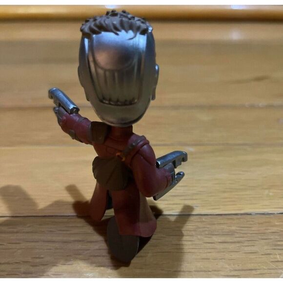 Funko Mystery Mini Figure - Guardians of the Galaxy - STAR LORD (On Knee 2 Guns) - Picture 3 of 4